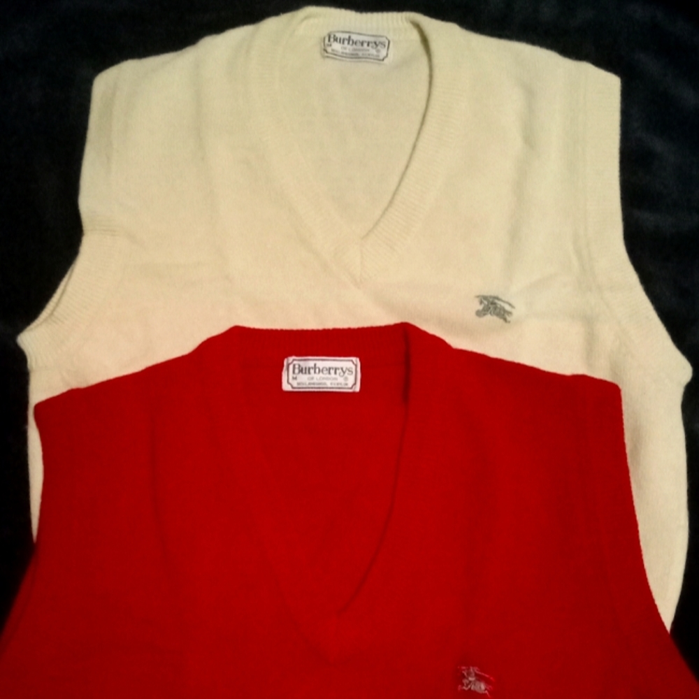 Burberry Mens v-neck sweaters vests